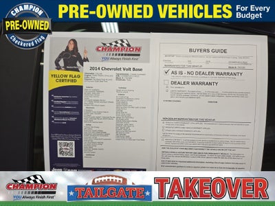 2014 Chevrolet Volt 5DR HB